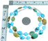 Sterling Silver Turquoise Southwest Bead Necklace RX114215